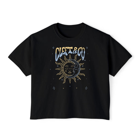 Sun & moon Cropped Tee