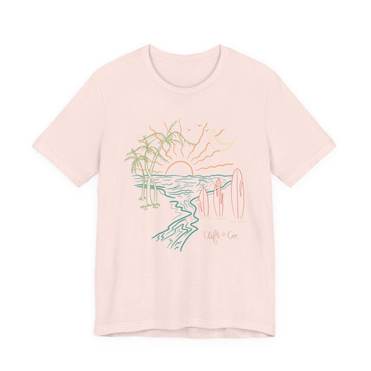 Golden Hour Fitted Tee