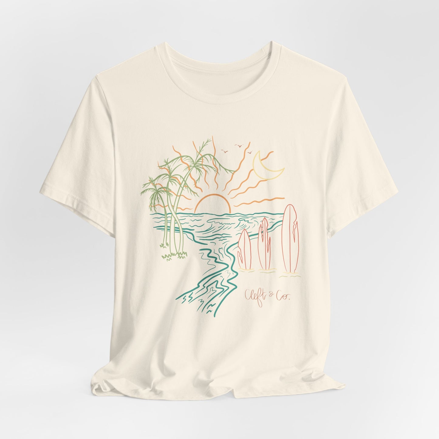 Golden Hour Fitted Tee