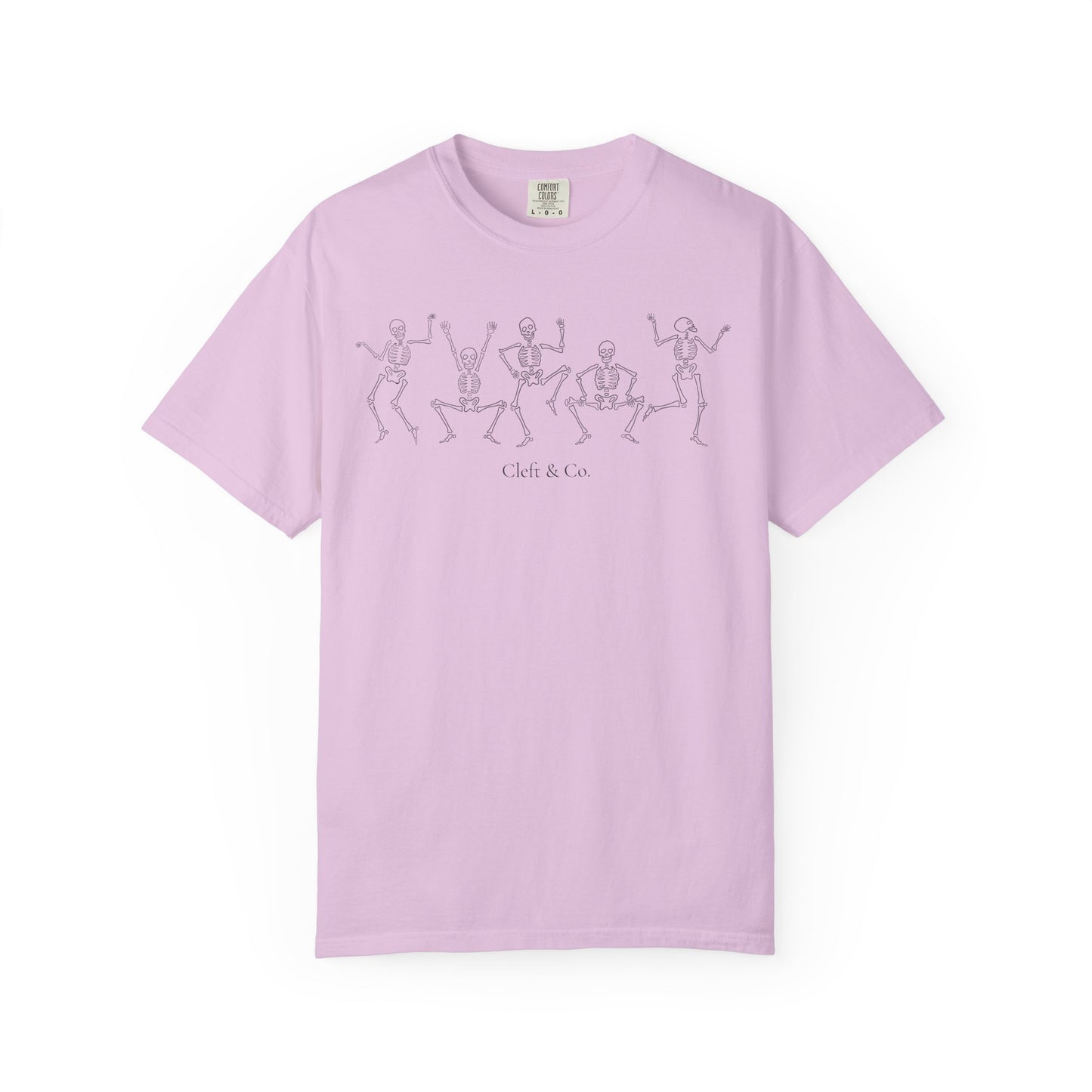 Dancing black skeletons, short sleeve tee