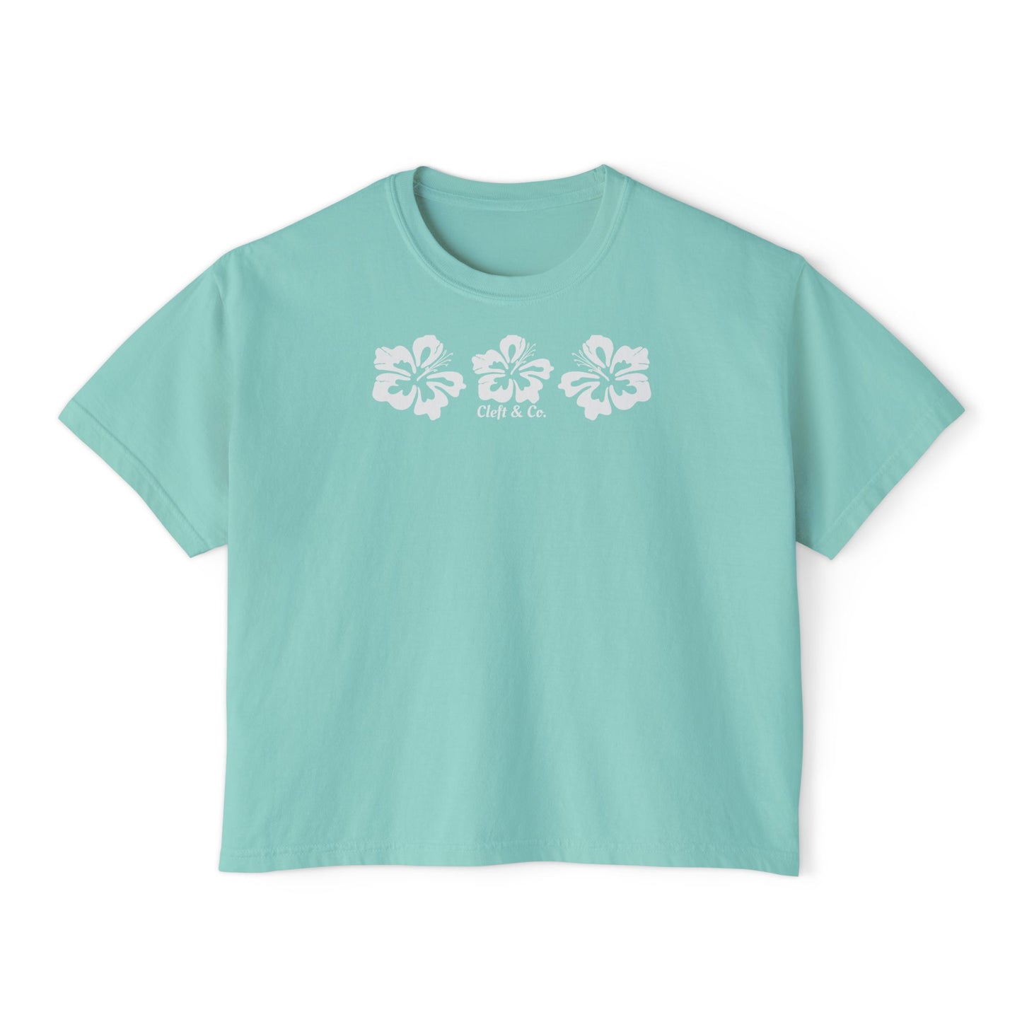 White Azalea Cropped Tee