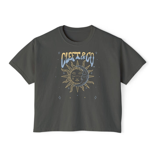 Sun & moon Cropped Tee