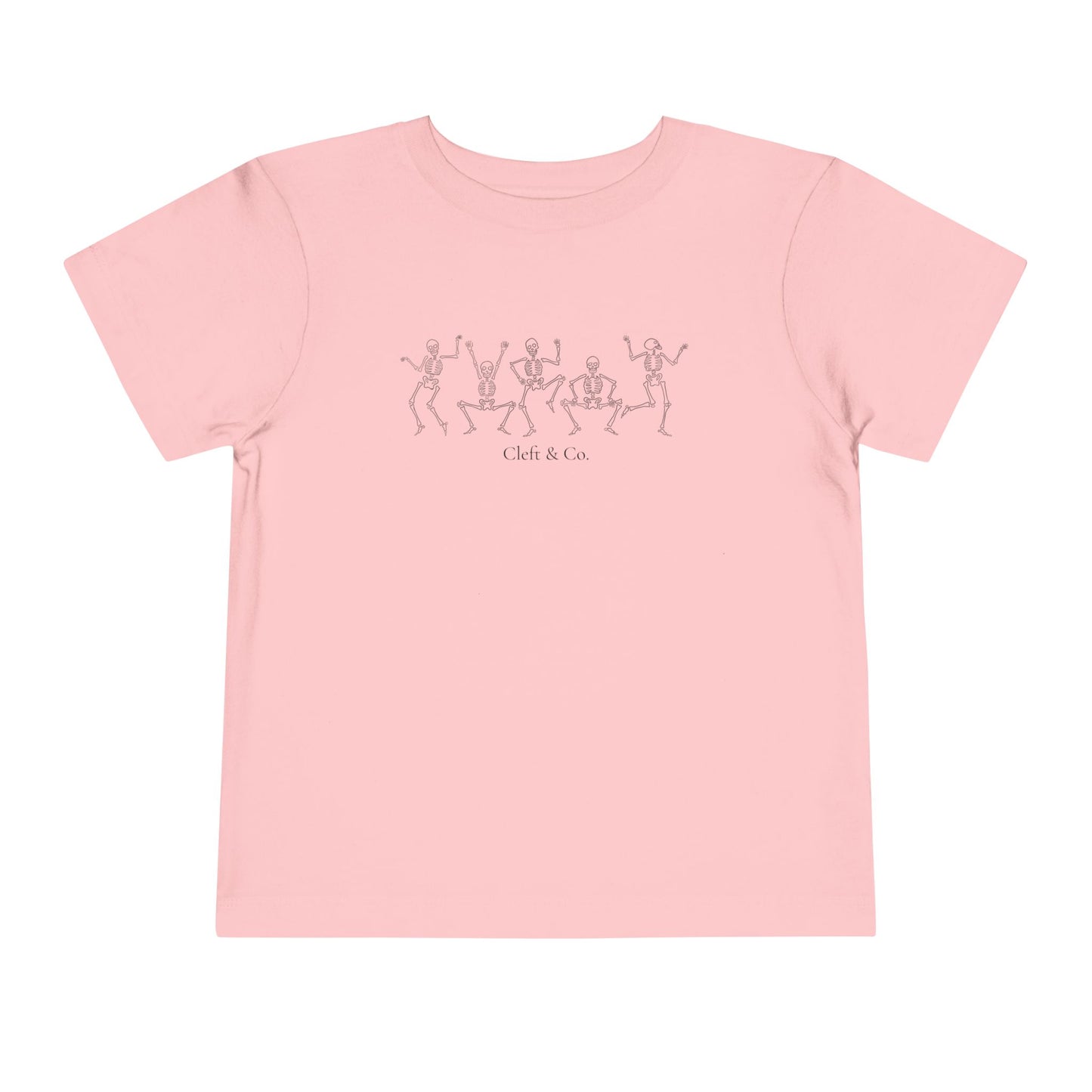 Dancing black skeletons, toddler tee