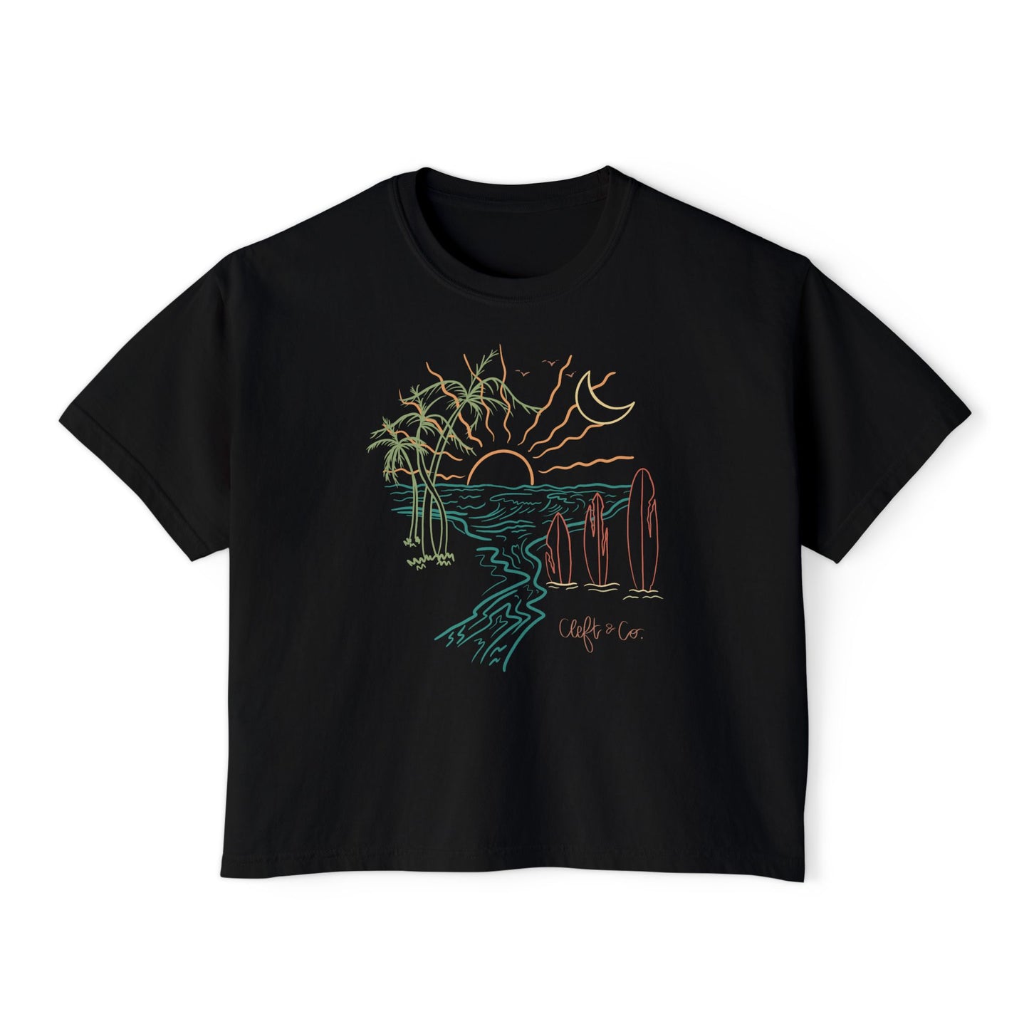 Golden Hour Cropped tee