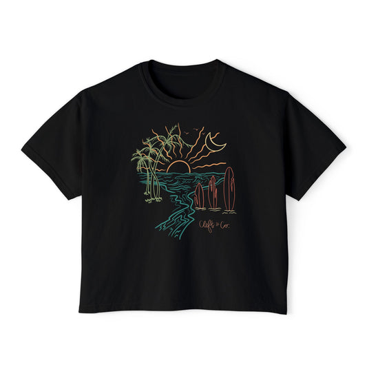 Golden Hour Cropped tee