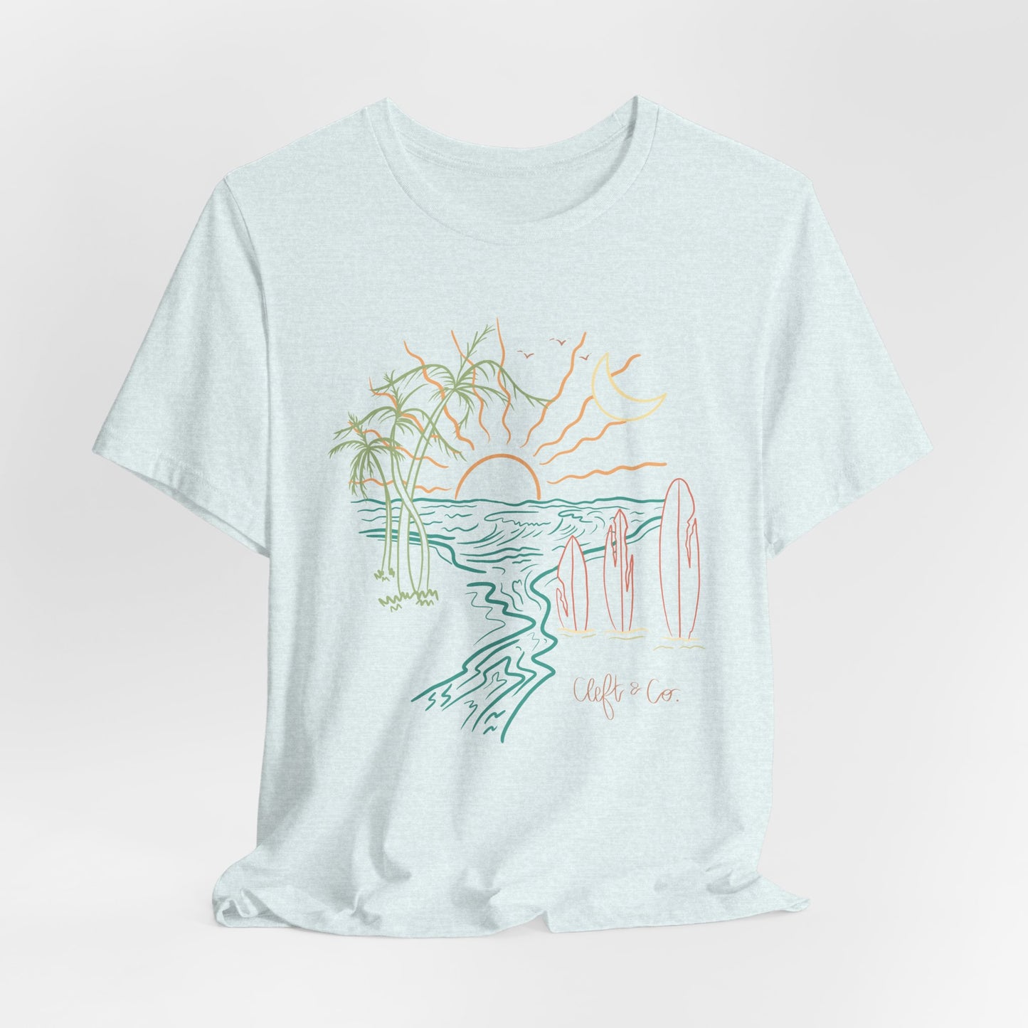 Golden Hour Fitted Tee