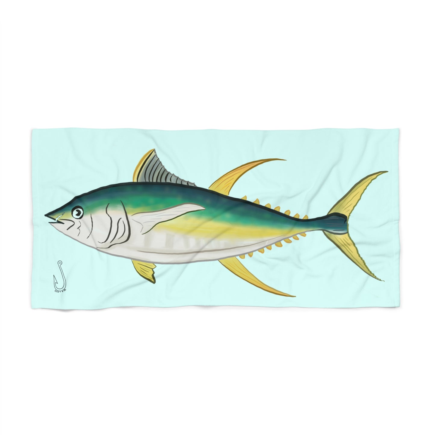 Hooked Towel - Yellow Fin Tuna