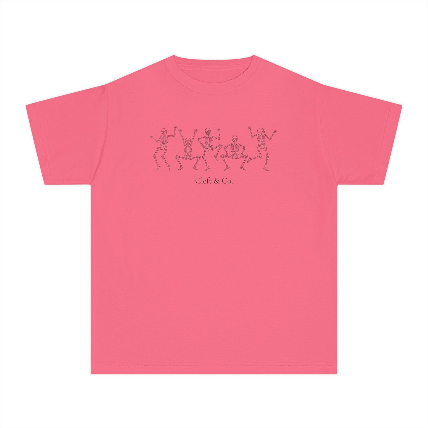 Dancing black skeletons, youth tee