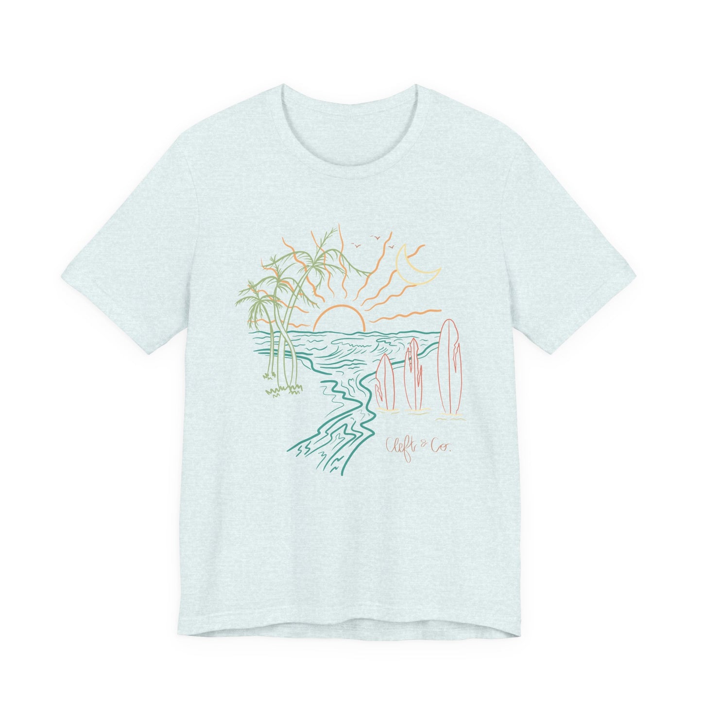 Golden Hour Fitted Tee
