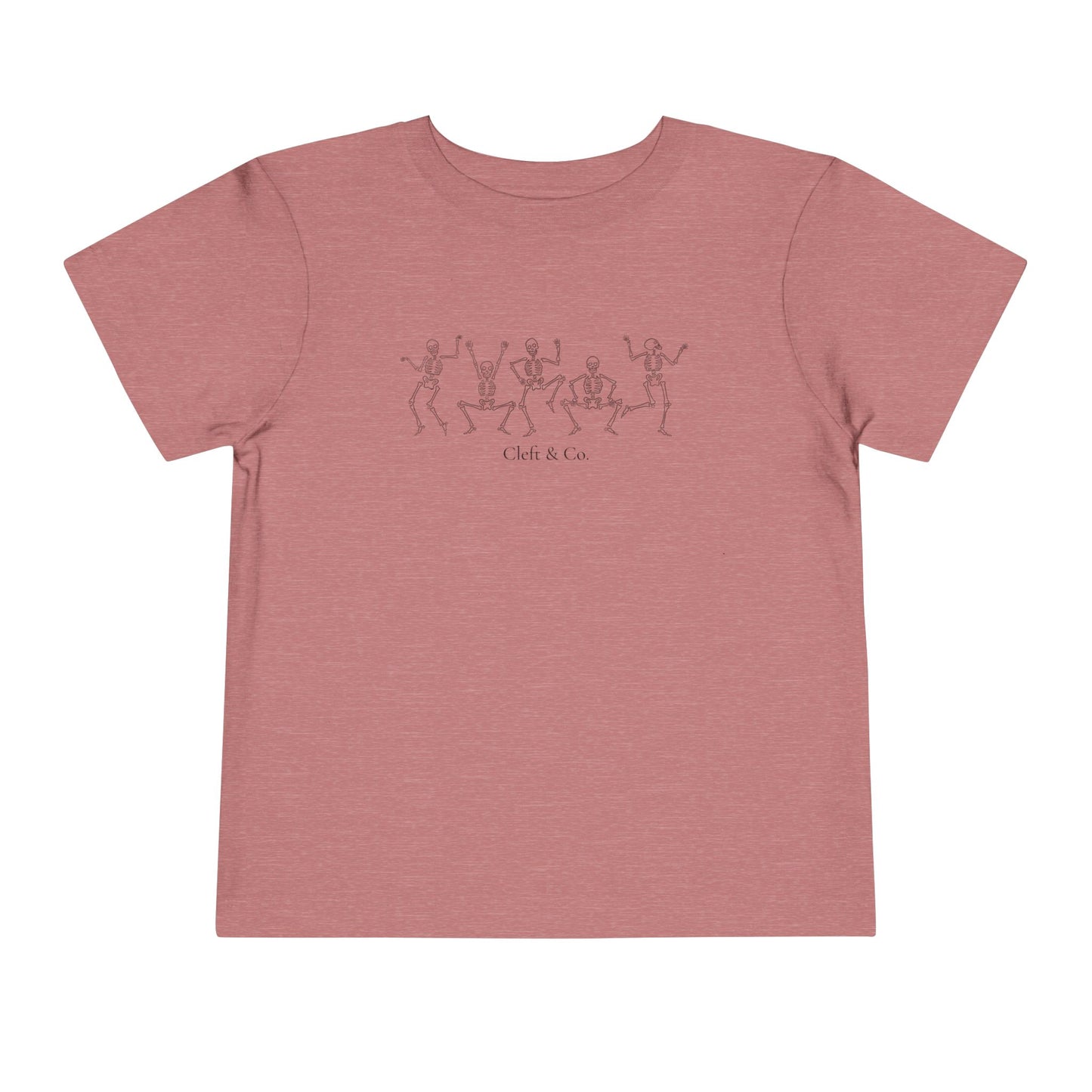 Dancing black skeletons, toddler tee