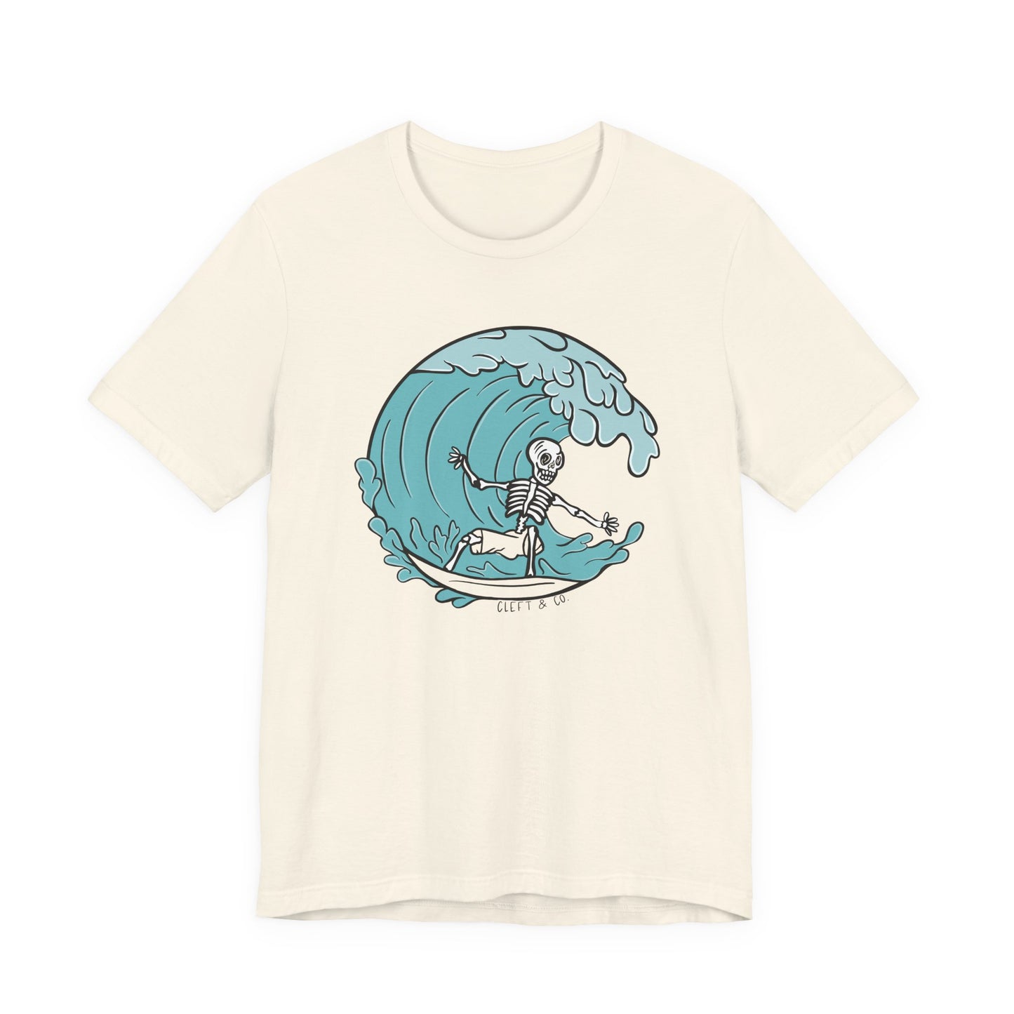 Salty Bones Fitted Tee - Left