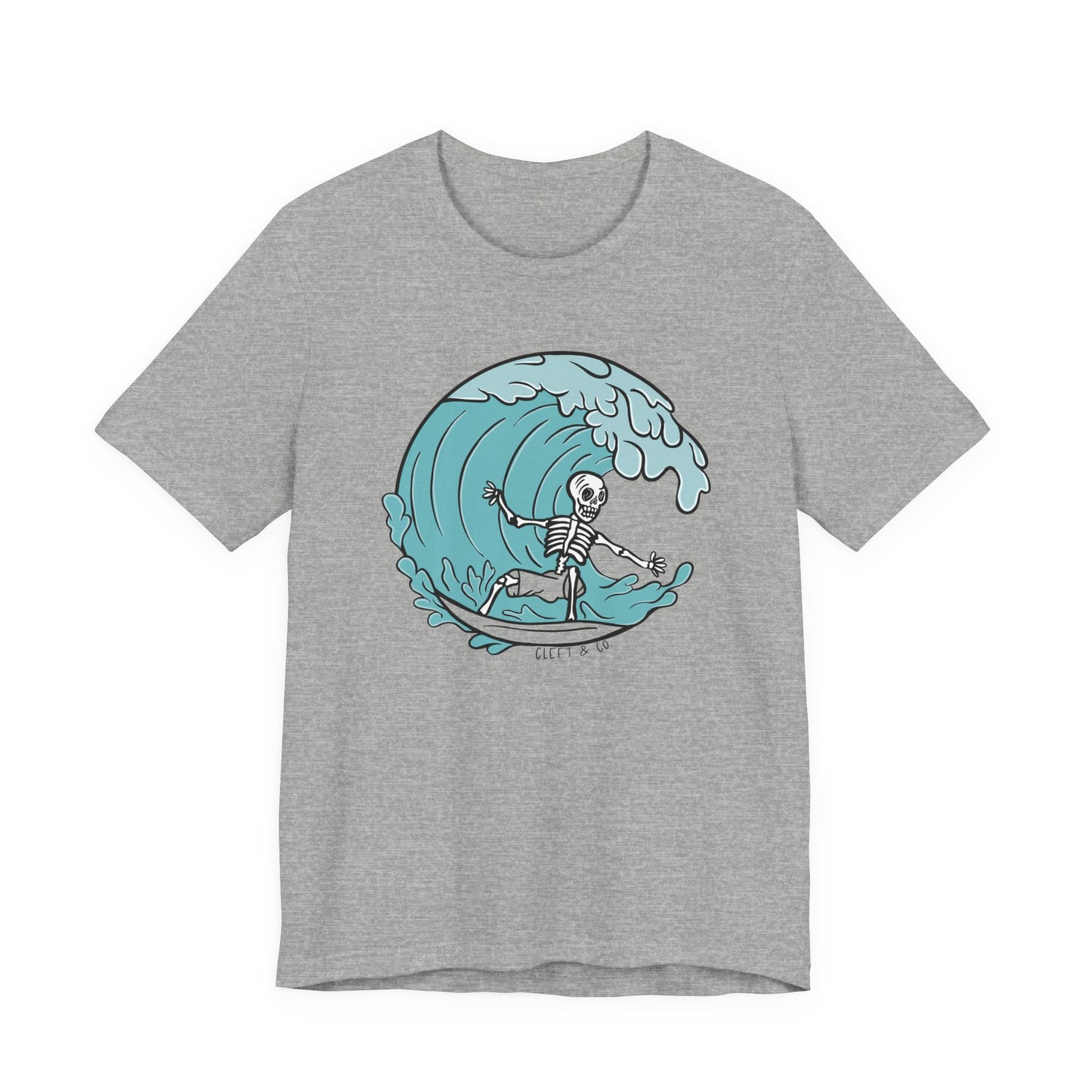 Salty Bones Fitted Tee - Left