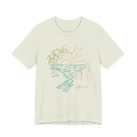 Golden Hour Fitted Tee