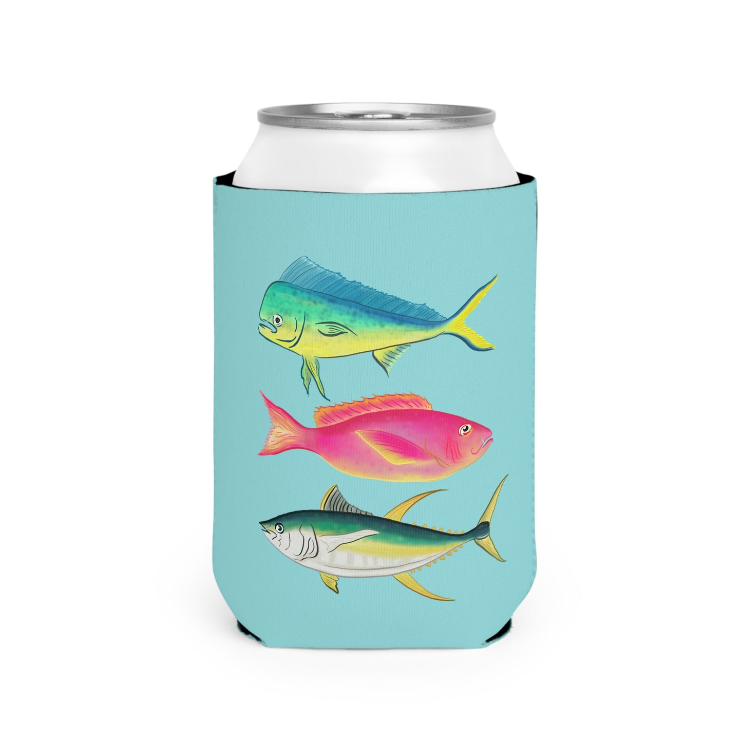 Hooked can Koozie - Gulf