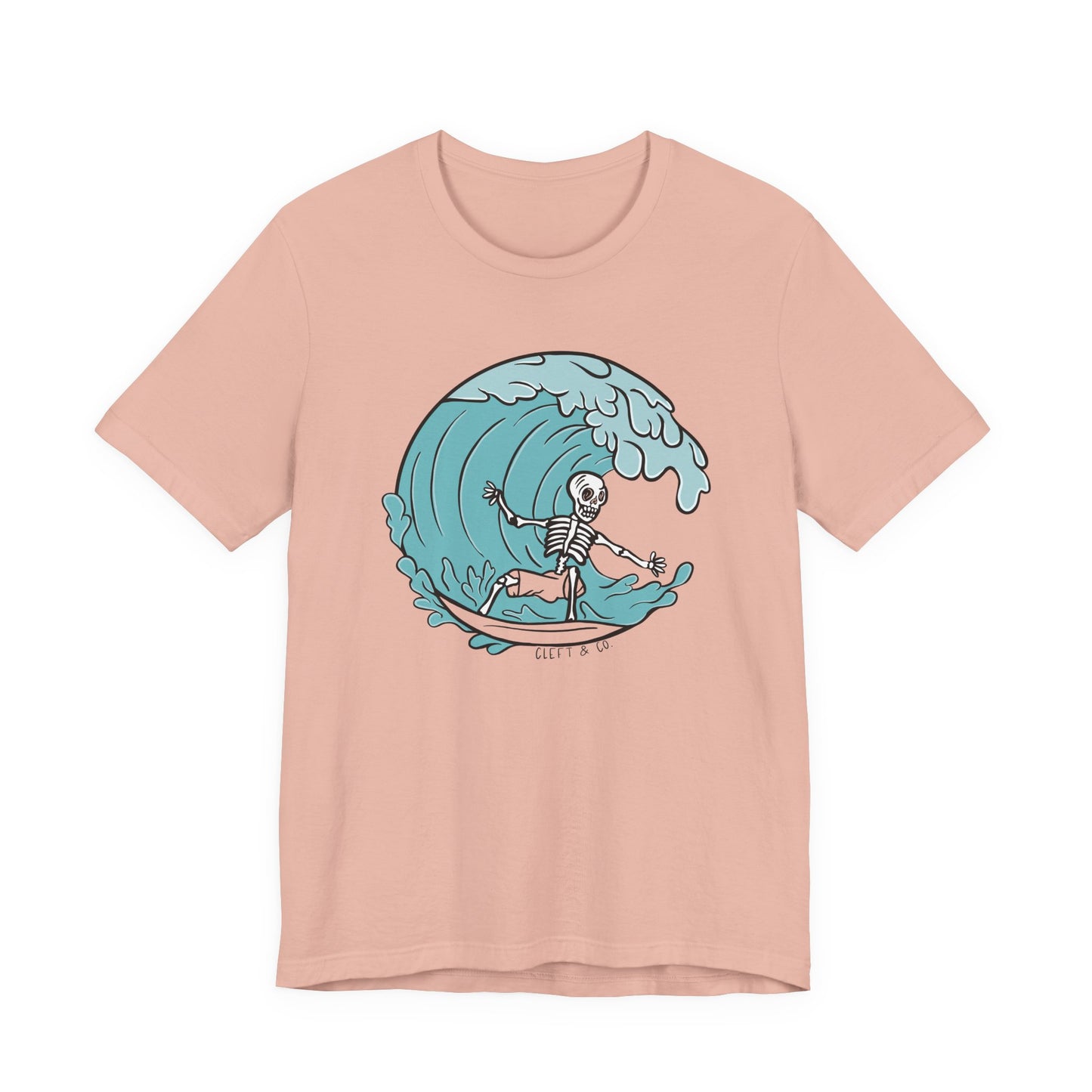 Salty Bones Fitted Tee - Left