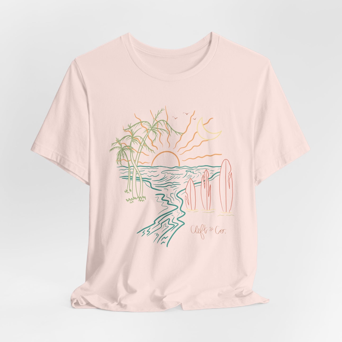 Golden Hour Fitted Tee