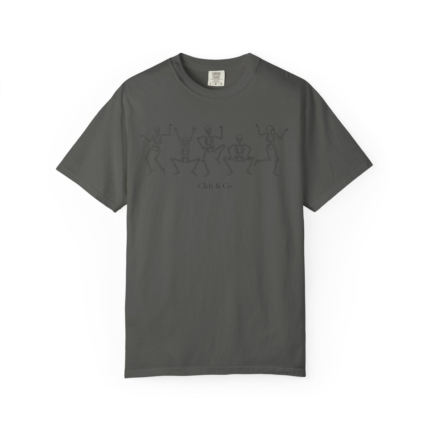 Dancing black skeletons, short sleeve tee