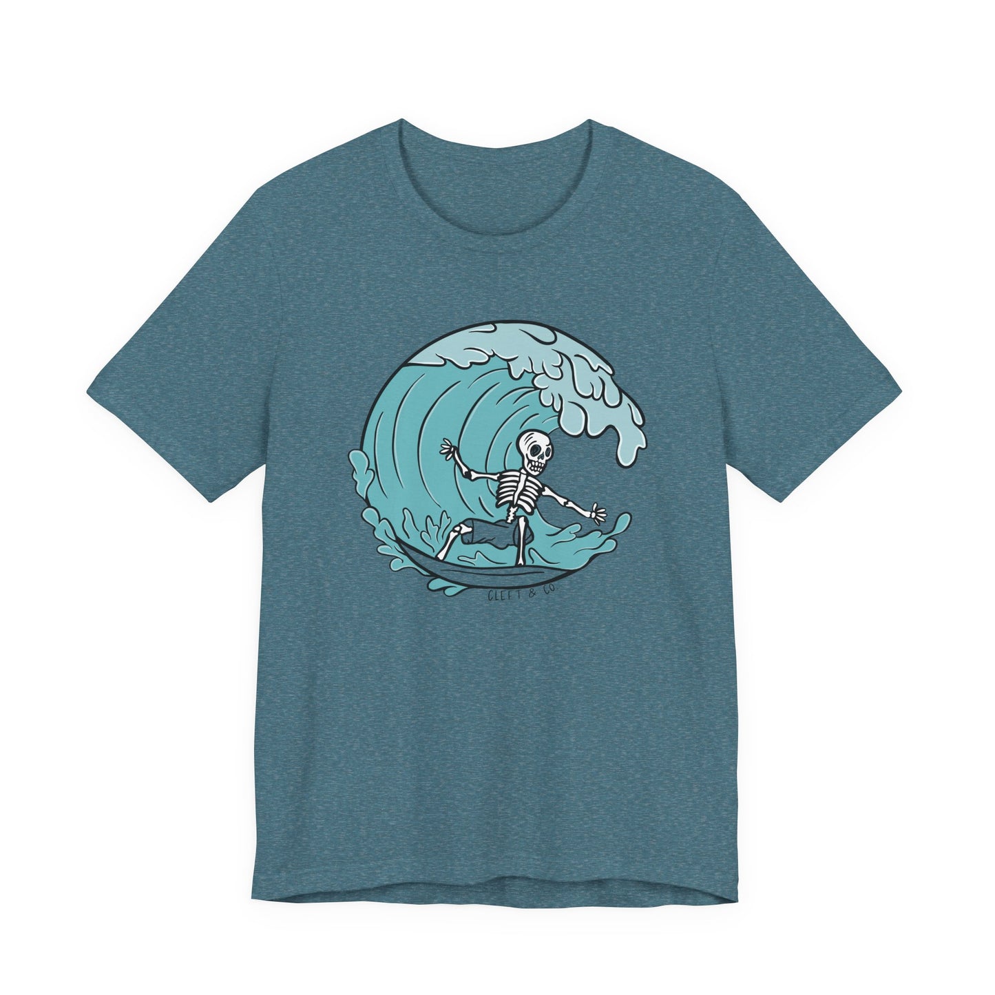 Salty Bones Fitted Tee - Left