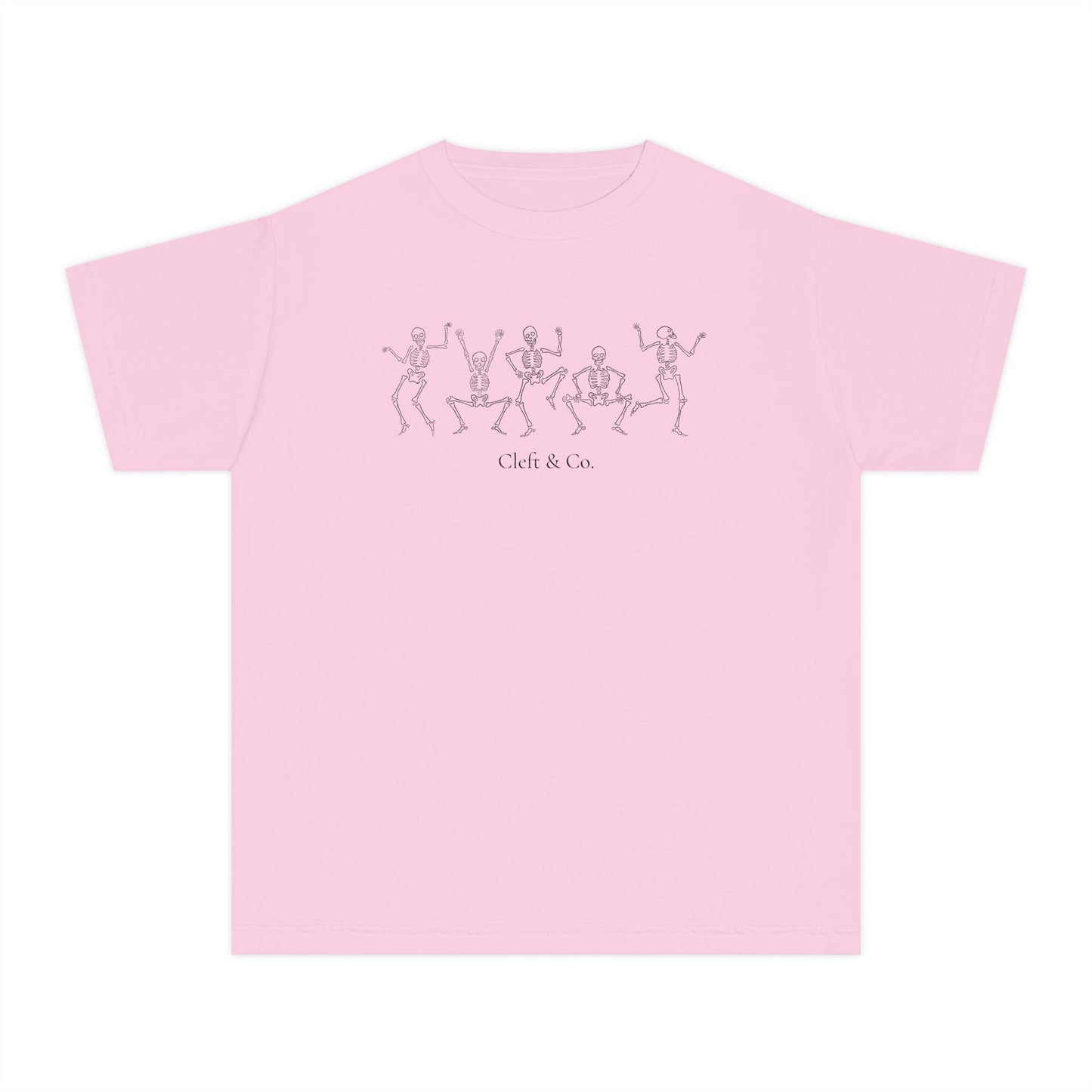 Dancing black skeletons, youth tee