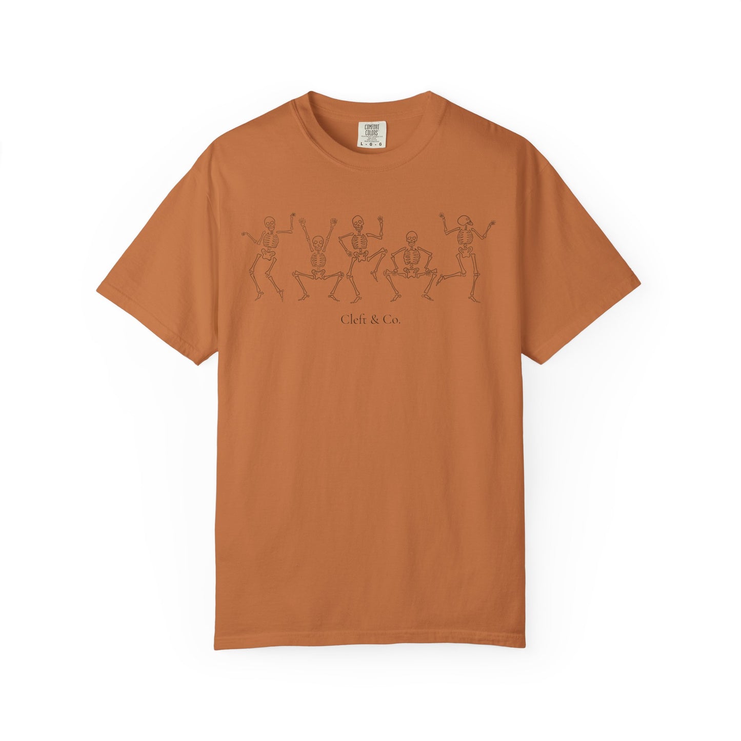 Dancing black skeletons, short sleeve tee