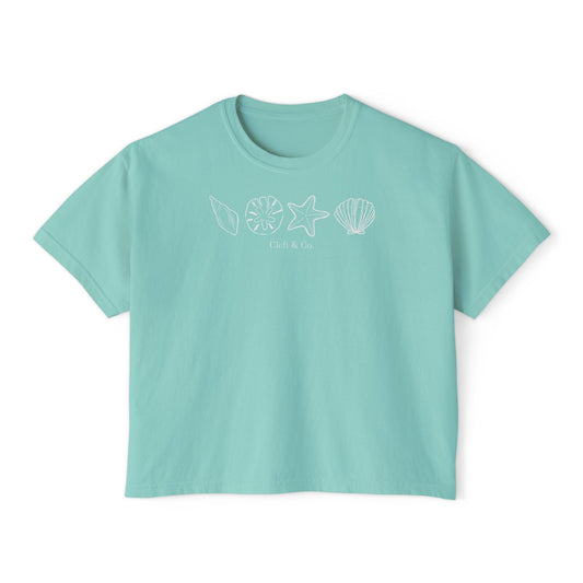 Shells Cropped Tee
