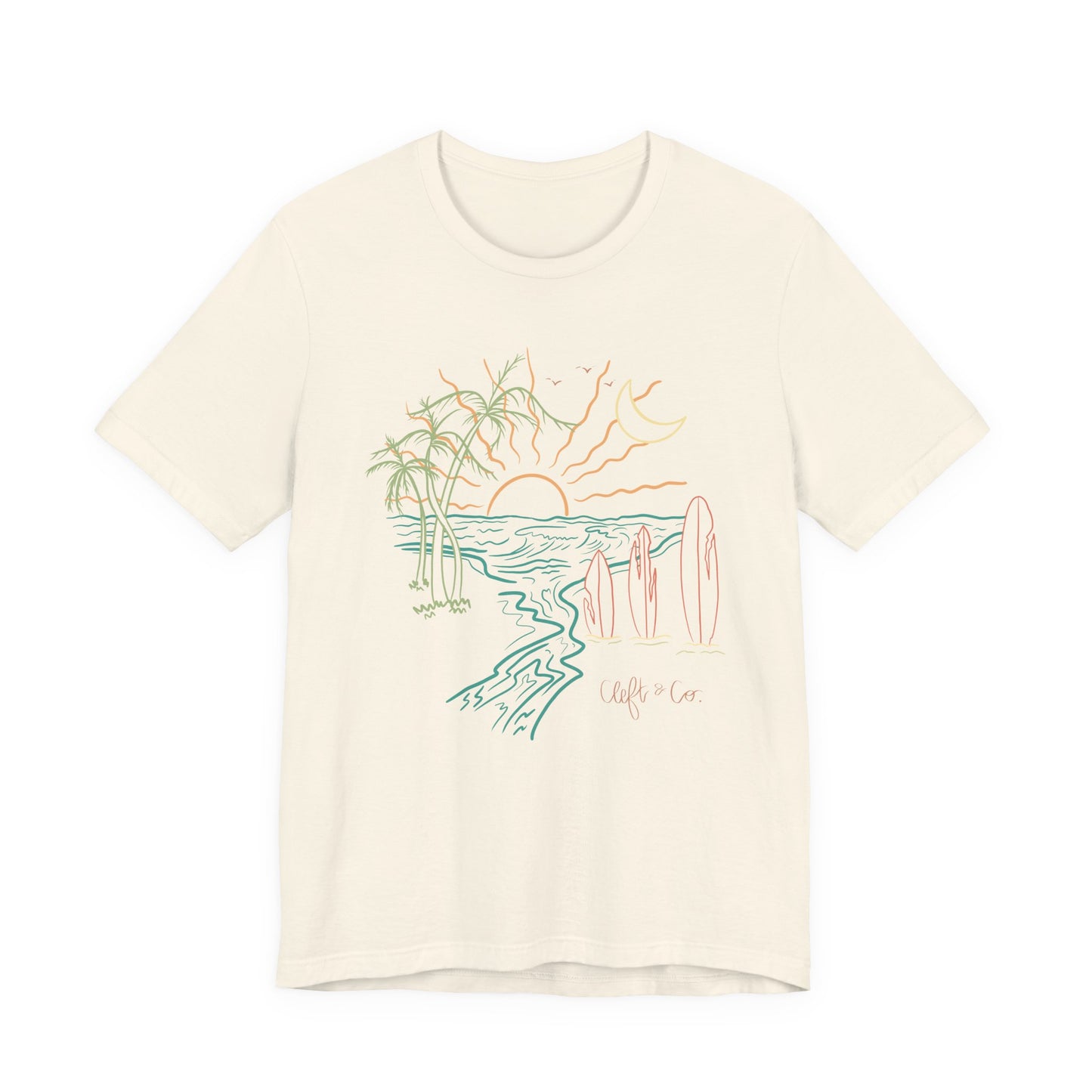 Golden Hour Fitted Tee
