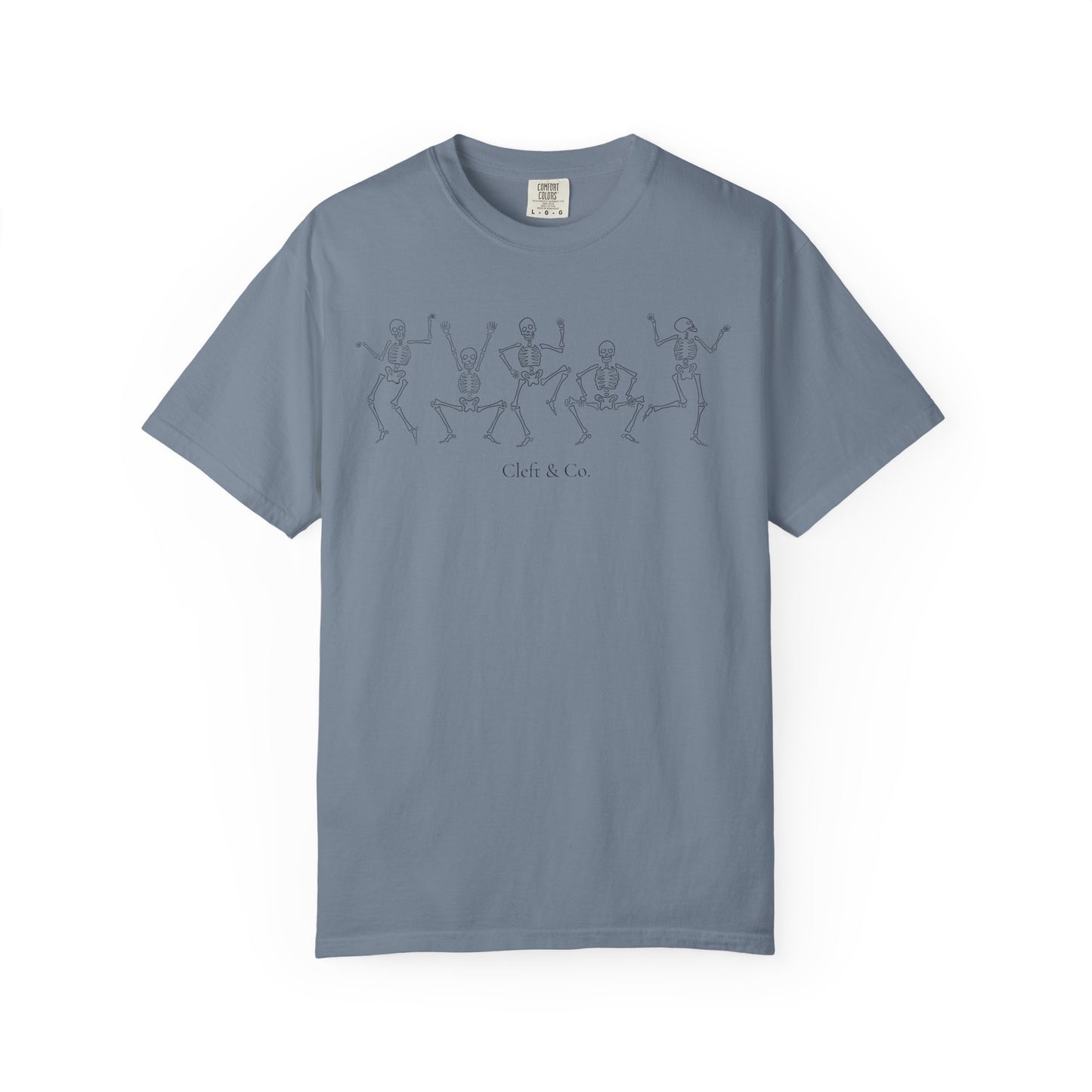 Dancing black skeletons, short sleeve tee
