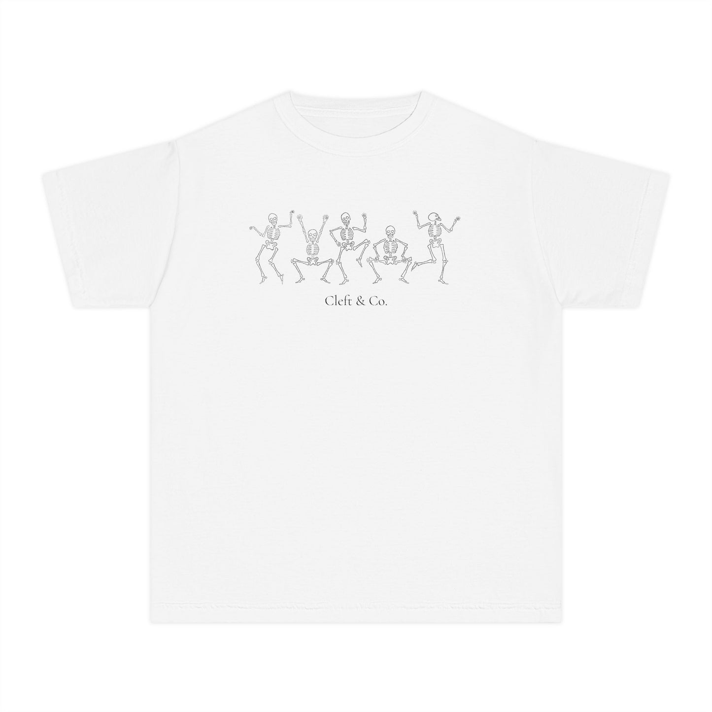 Dancing black skeletons, youth tee