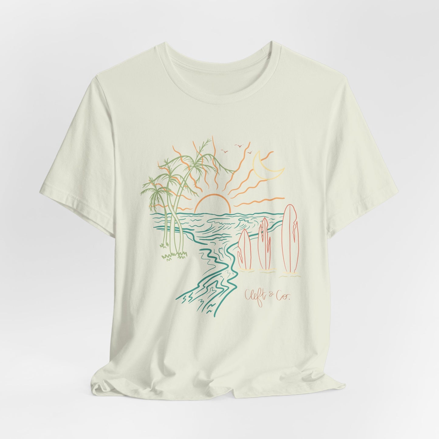 Golden Hour Fitted Tee
