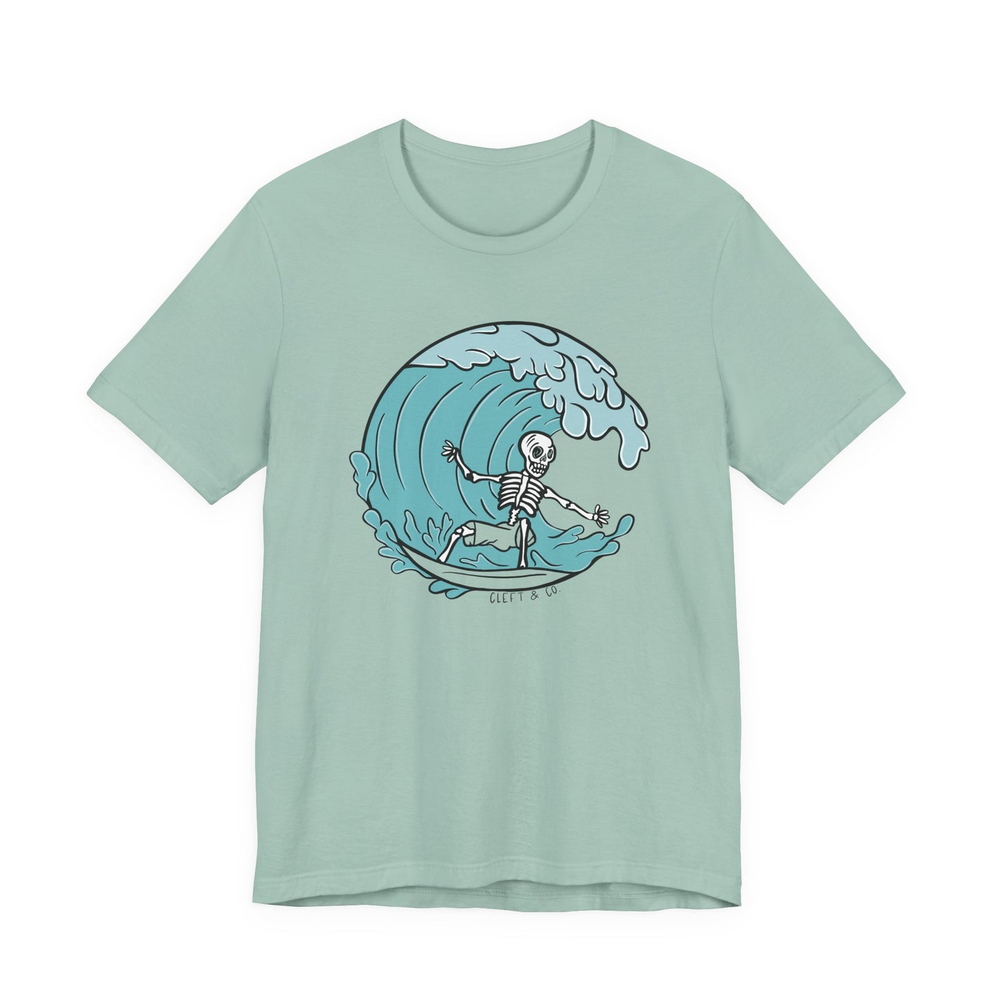 Salty Bones Fitted Tee - Left