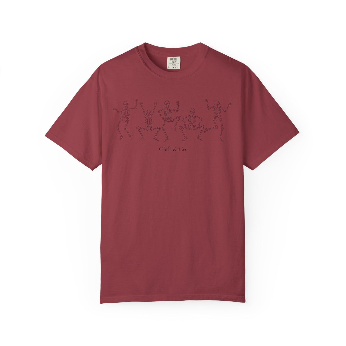Dancing black skeletons, short sleeve tee