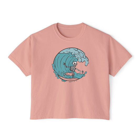 Salty Bones Cropped Tee - Right