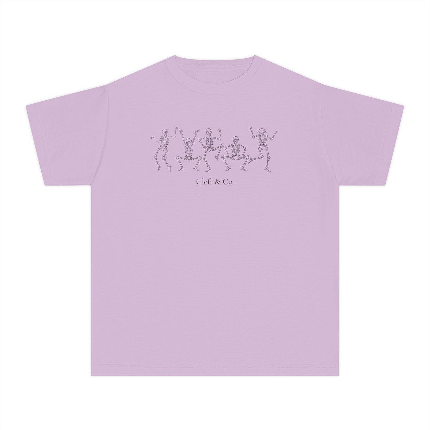 Dancing black skeletons, youth tee