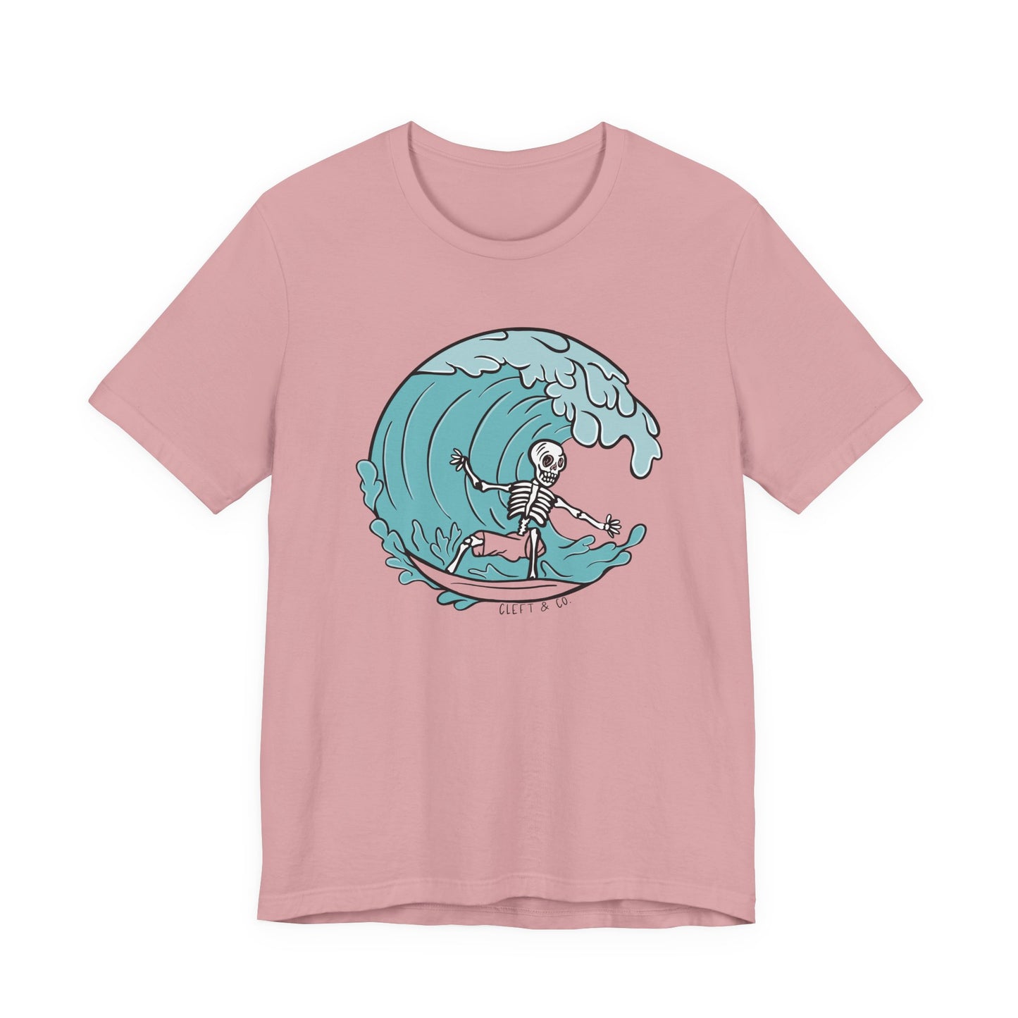 Salty Bones Fitted Tee - Left