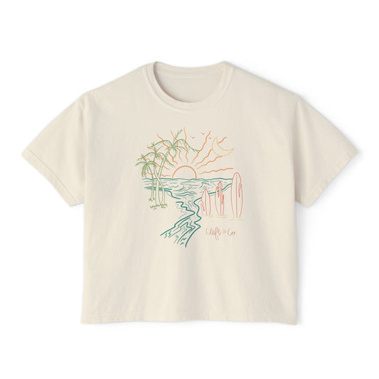 Golden Hour Cropped tee