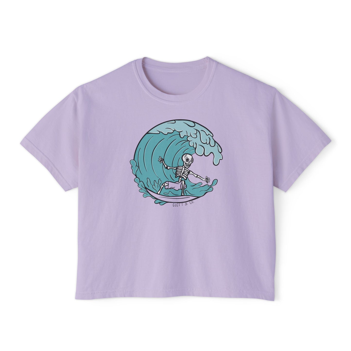 Salty Bones Cropped Tee - Right